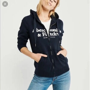 Abercrombie & Fitch Women’s Blue Jacket Sz‎ Small